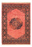 Tapis afghan - 120 x 85 cm - rouge clair