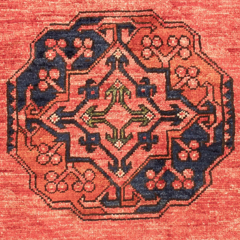 Tapis afghan - 120 x 85 cm - rouge clair