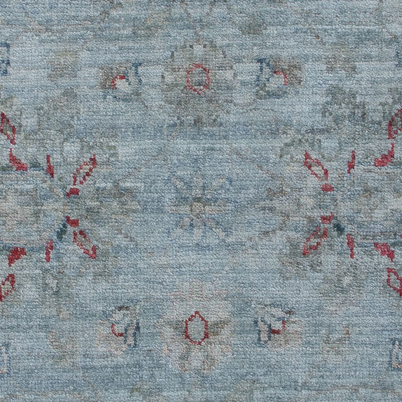 Ziegler Teppich - Modern - 123 x 72 cm - petrolblau