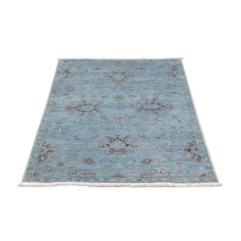 Ziegler Teppich - Modern - 123 x 72 cm - petrolblau