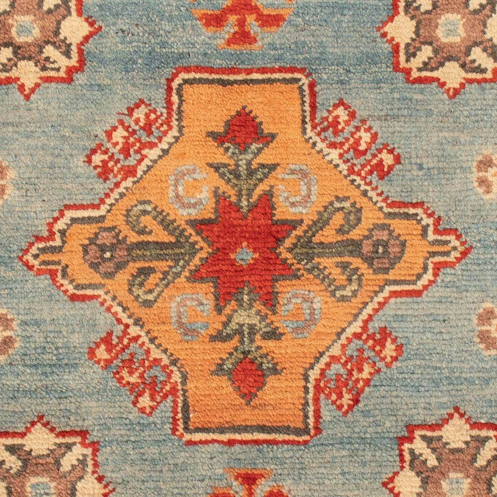 Tapis Ziegler - Kazak - 88 x 59 cm - bleu clair