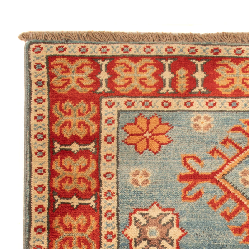 Tapis Ziegler - Kazak - 88 x 59 cm - bleu clair