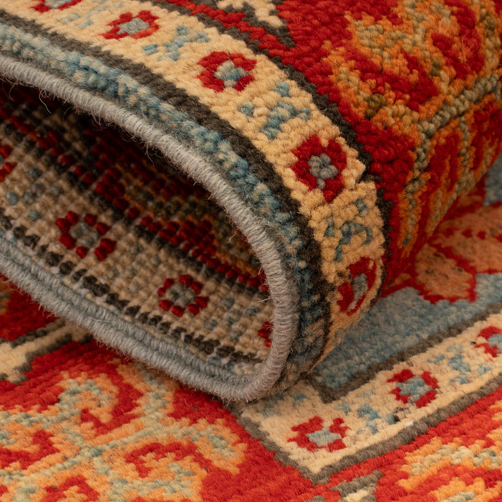 Tapis Ziegler - Kazak - 88 x 59 cm - bleu clair