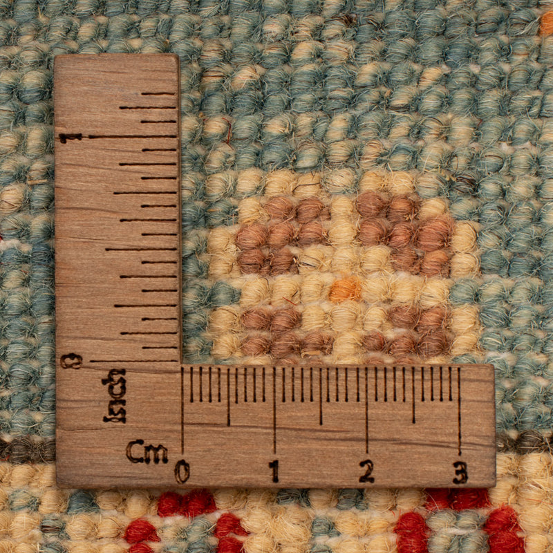 Tapis Ziegler - Kazak - 88 x 59 cm - bleu clair