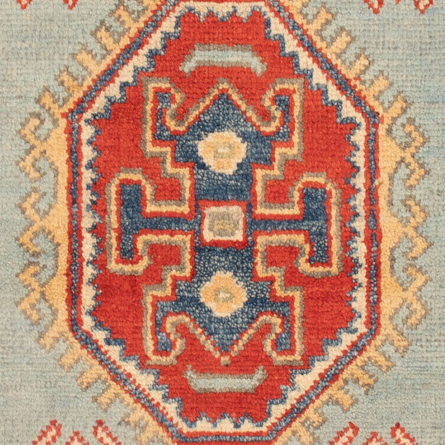 Tapis Ziegler - Kazak - 96 x 60 cm - bleu clair