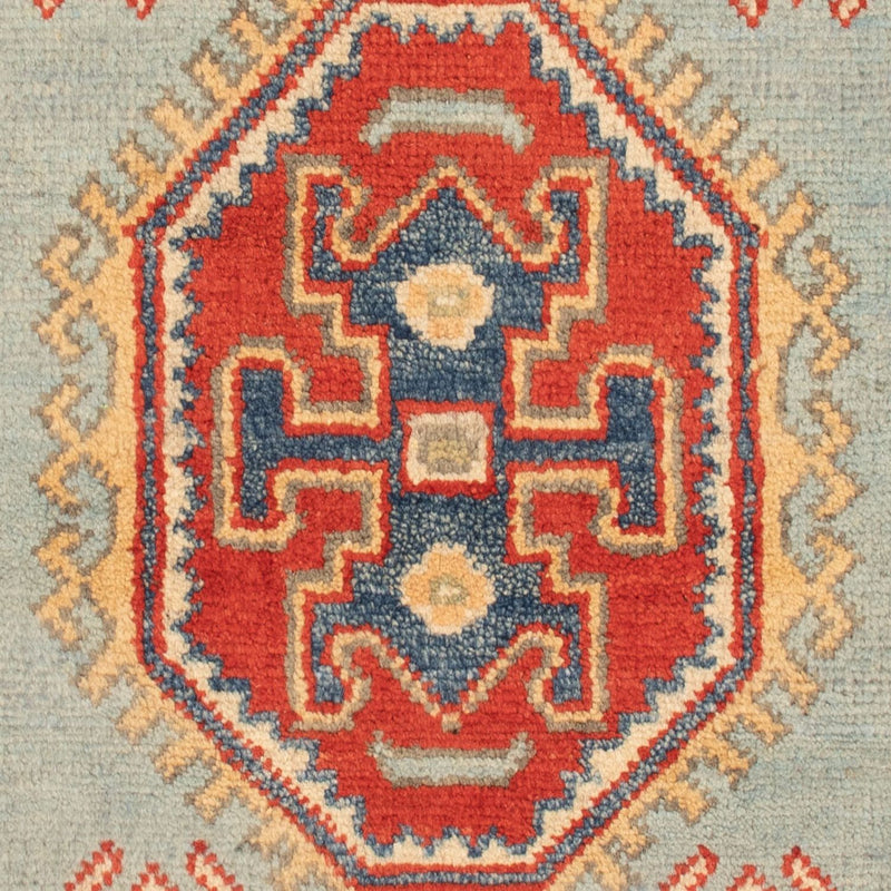 Tapis Ziegler - Kazak - 96 x 60 cm - bleu clair