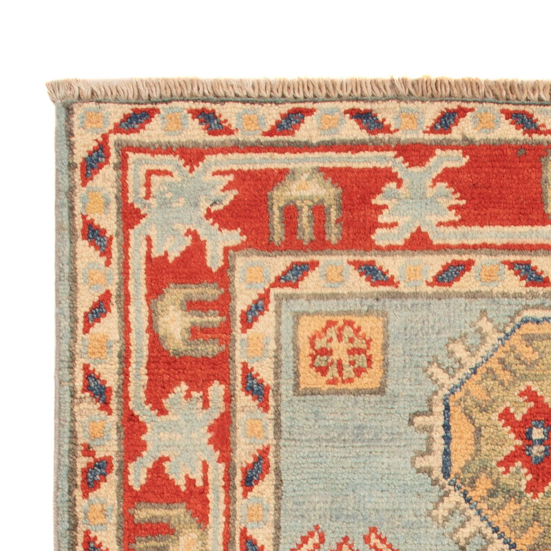 Tapis Ziegler - Kazak - 96 x 60 cm - bleu clair