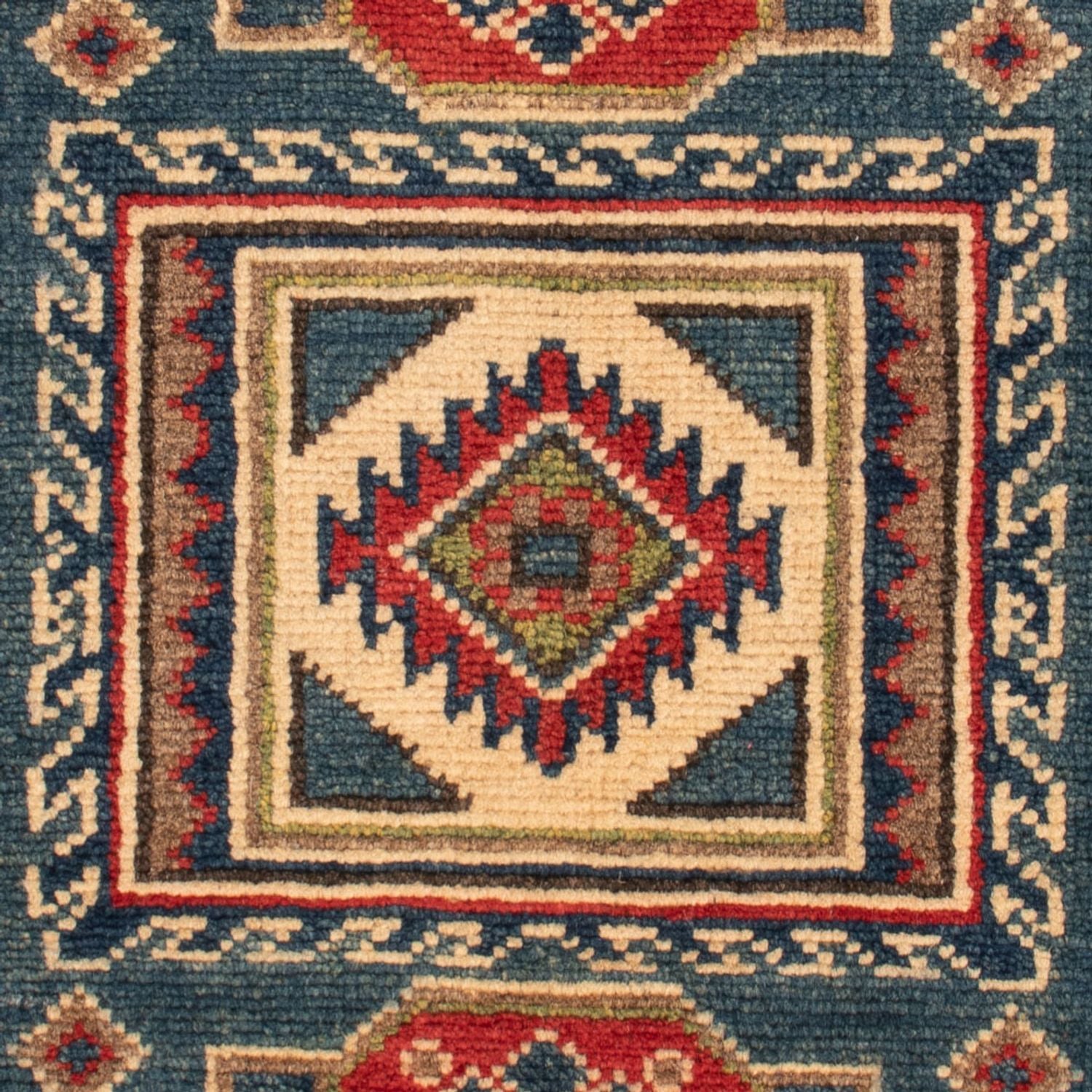 Tapis Ziegler - Kazak - 90 x 64 cm - bleu