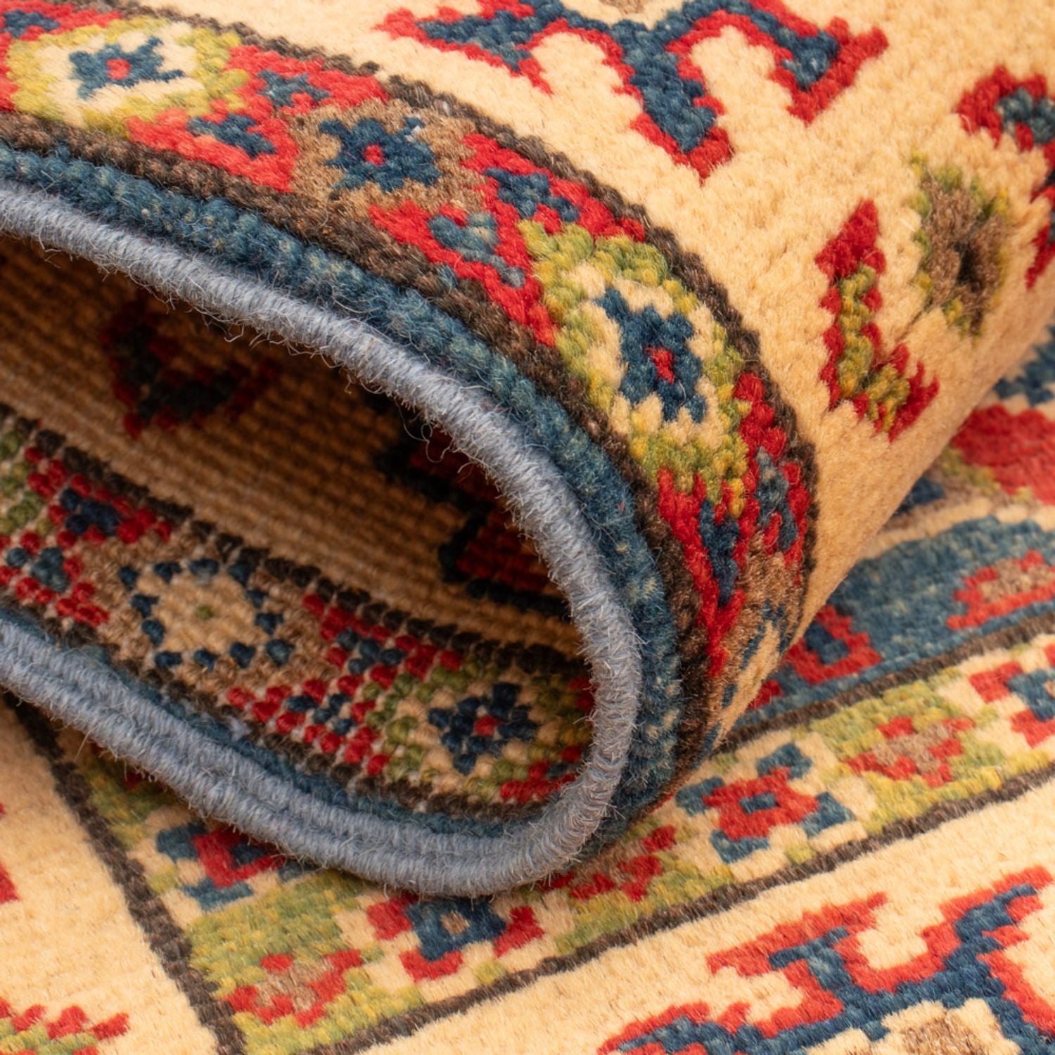Tapis Ziegler - Kazak - 90 x 64 cm - bleu