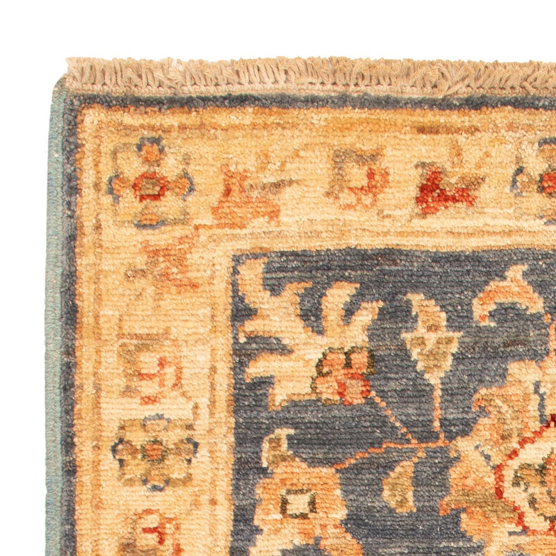 Tapis Ziegler - 70 x 54 cm - bleu pétrole