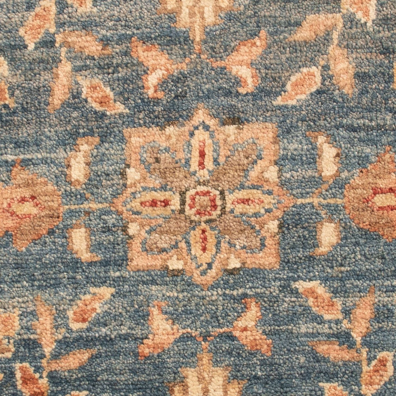 Tapis Ziegler - 67 x 50 cm - bleu pétrole
