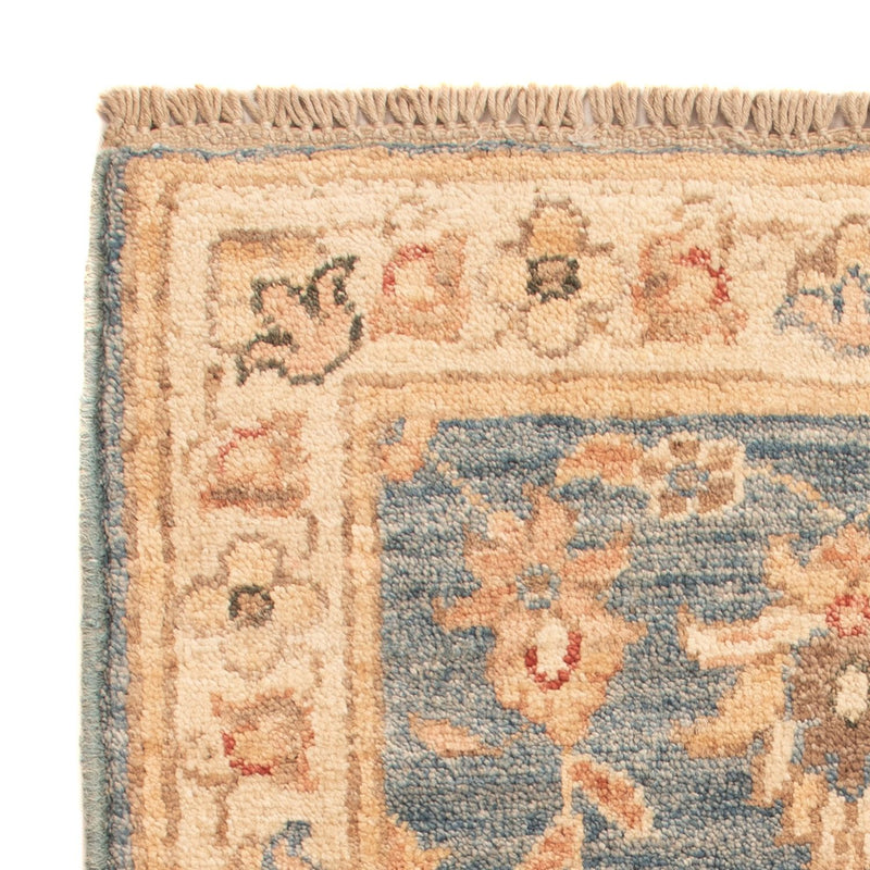 Tapis Ziegler - 67 x 50 cm - bleu pétrole
