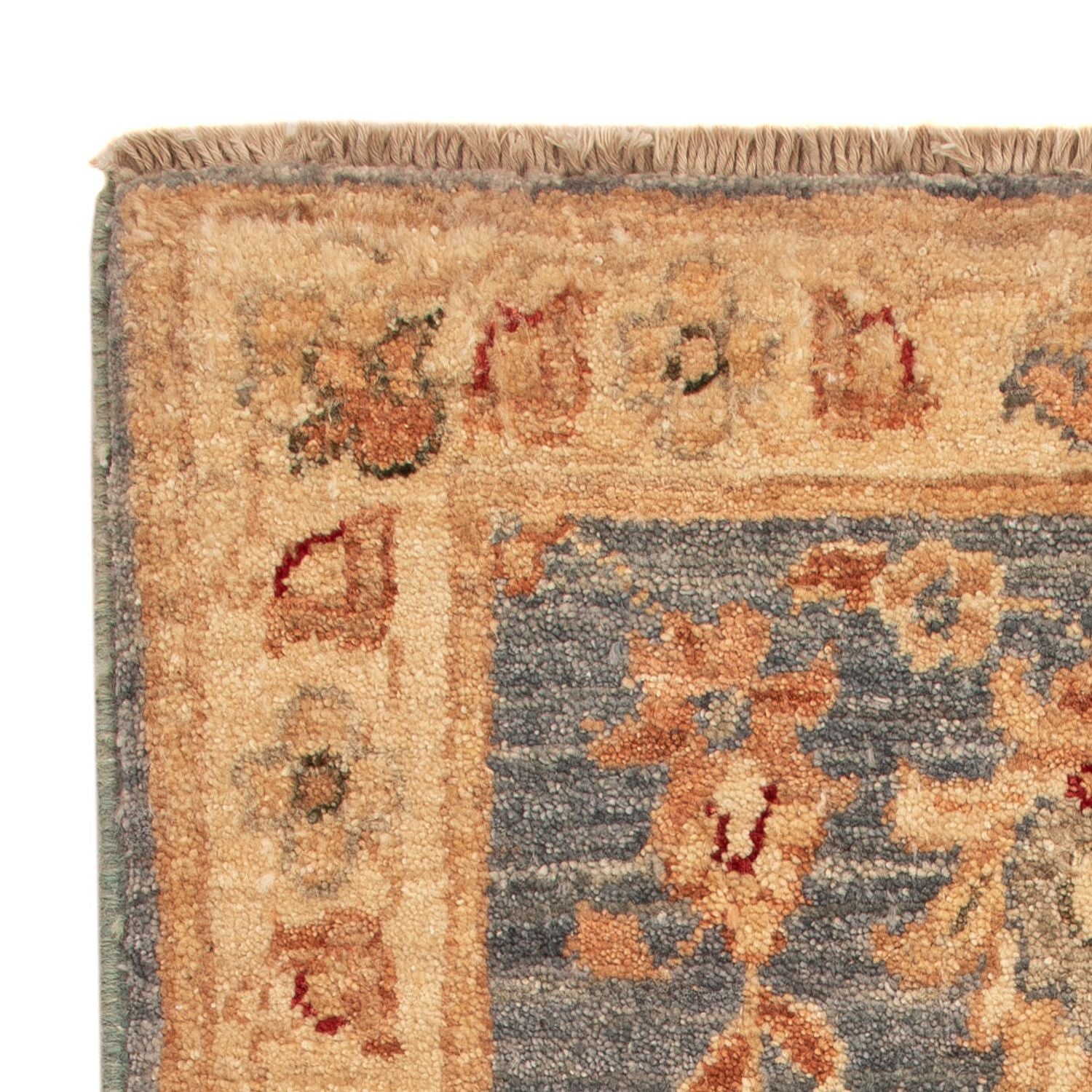Tapis Ziegler - 74 x 51 cm - bleu pétrole