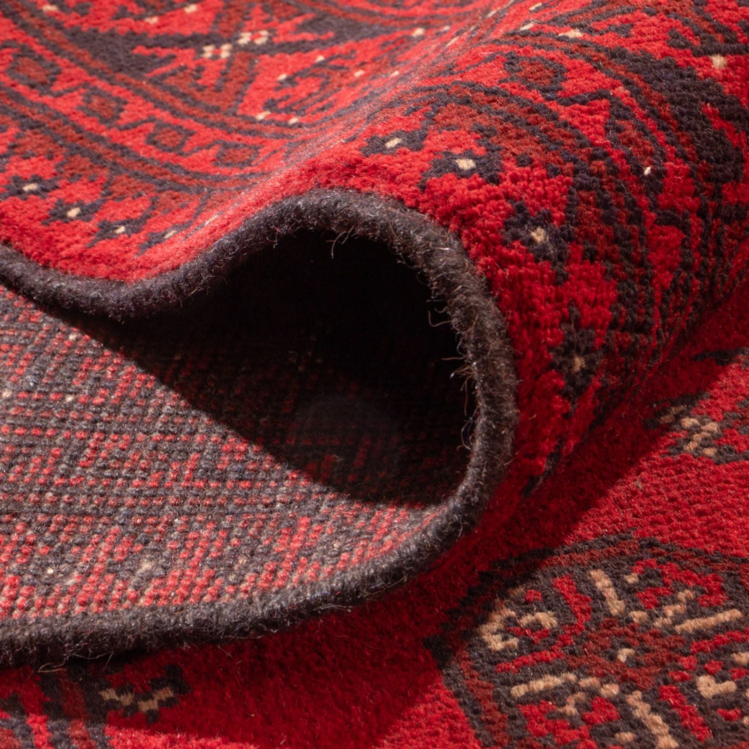Tapis afghan - Filpa - 404 x 304 cm - rouge