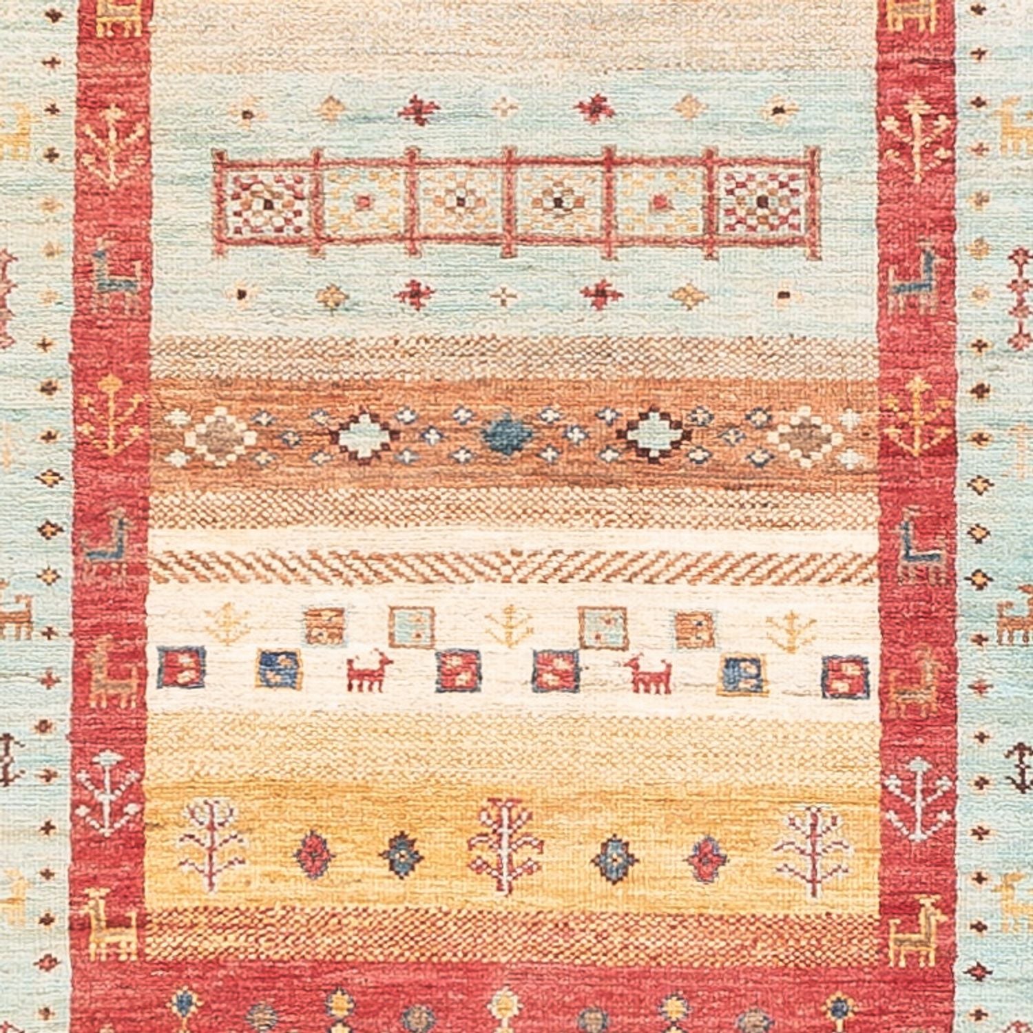 Tapis de couloir Tapis Ziegler - Ariana - 496 x 89 cm - multicolore