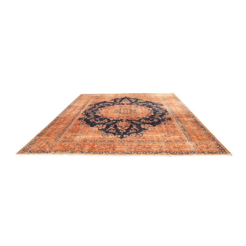 Tapis vintage - 387 x 286 cm - bleu foncé