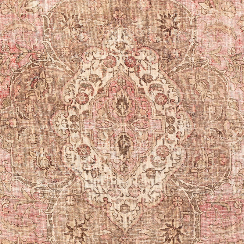 Tapis vintage - 419 x 300 cm - beige foncé