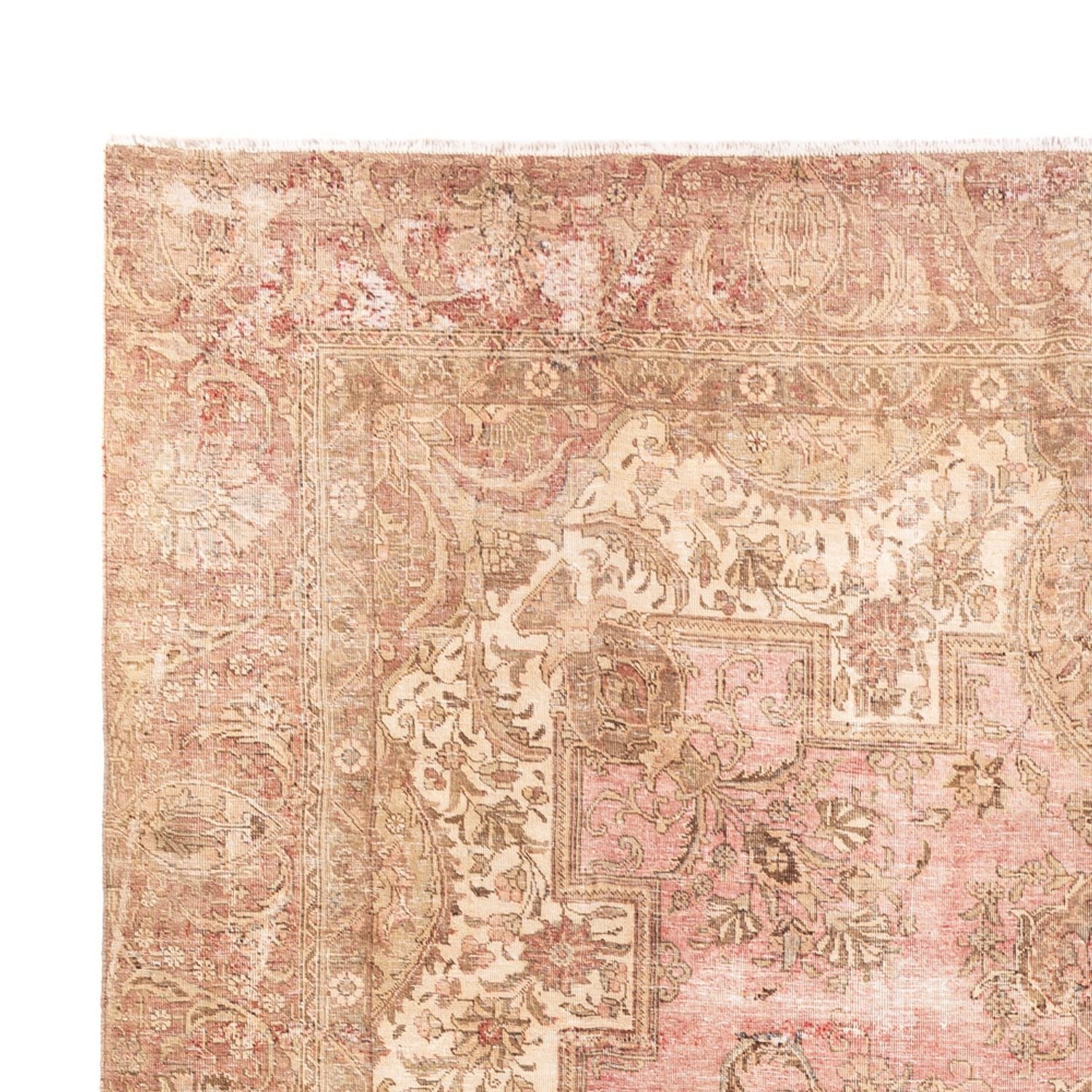 Tapis vintage - 419 x 300 cm - beige foncé