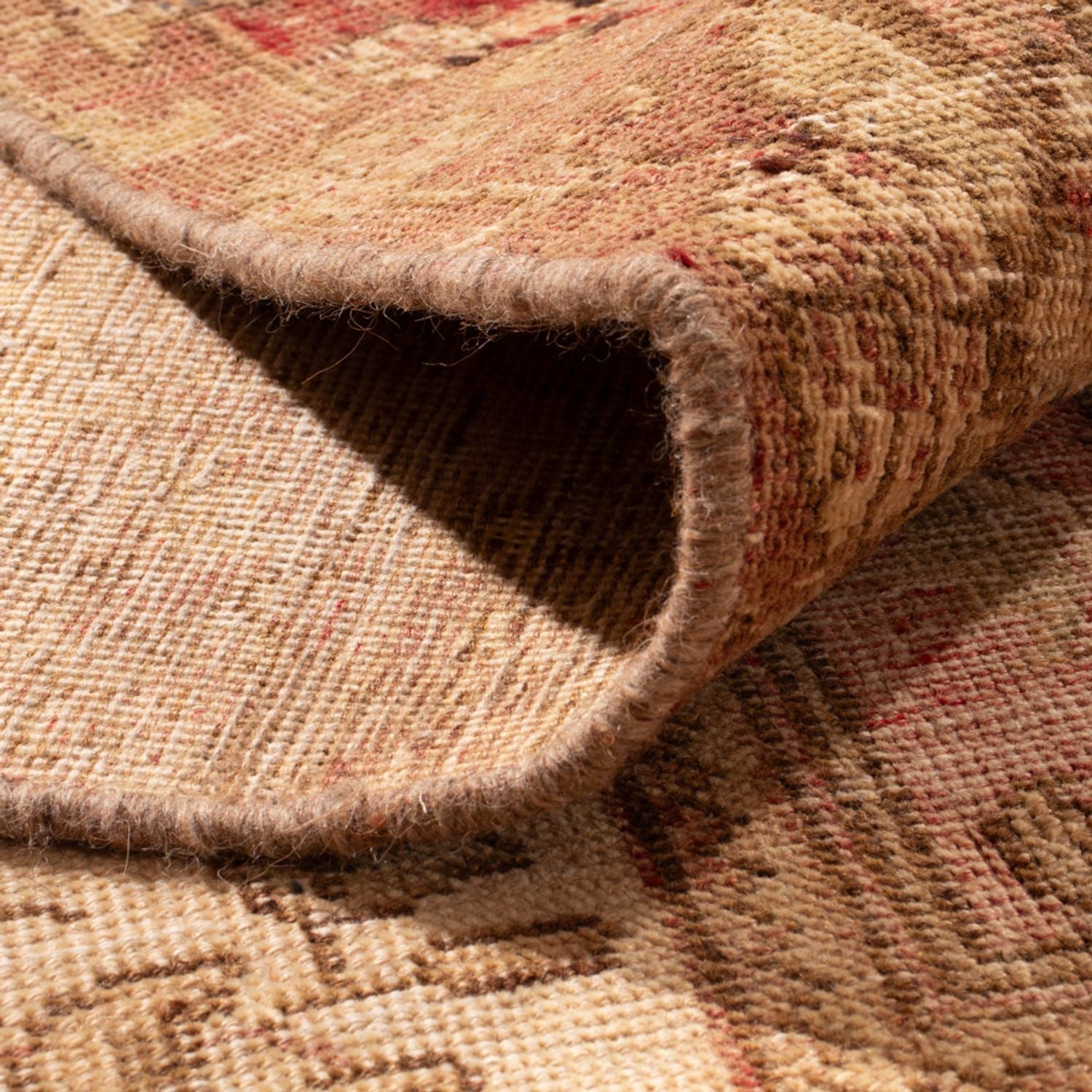 Tapis vintage - 419 x 300 cm - beige foncé