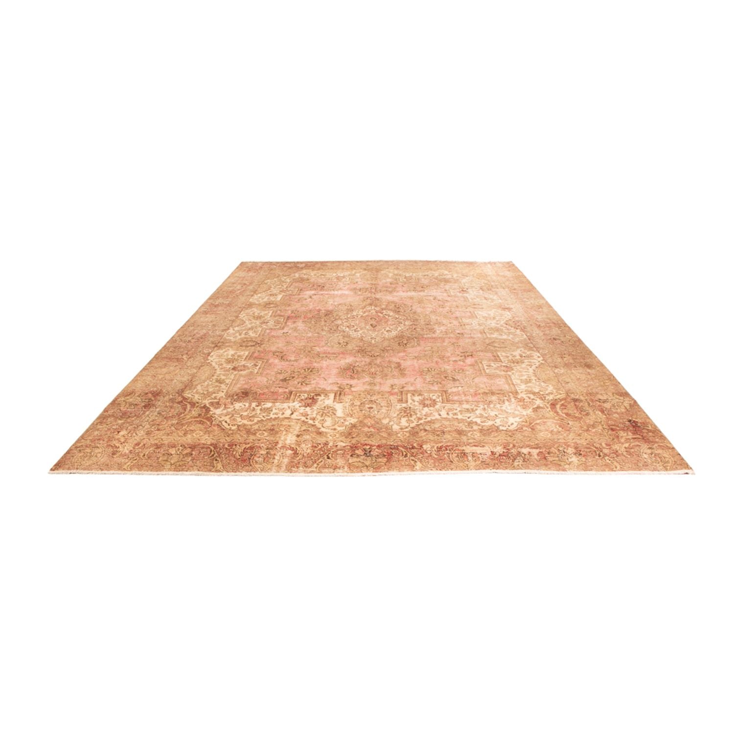 Tapis vintage - 419 x 300 cm - beige foncé