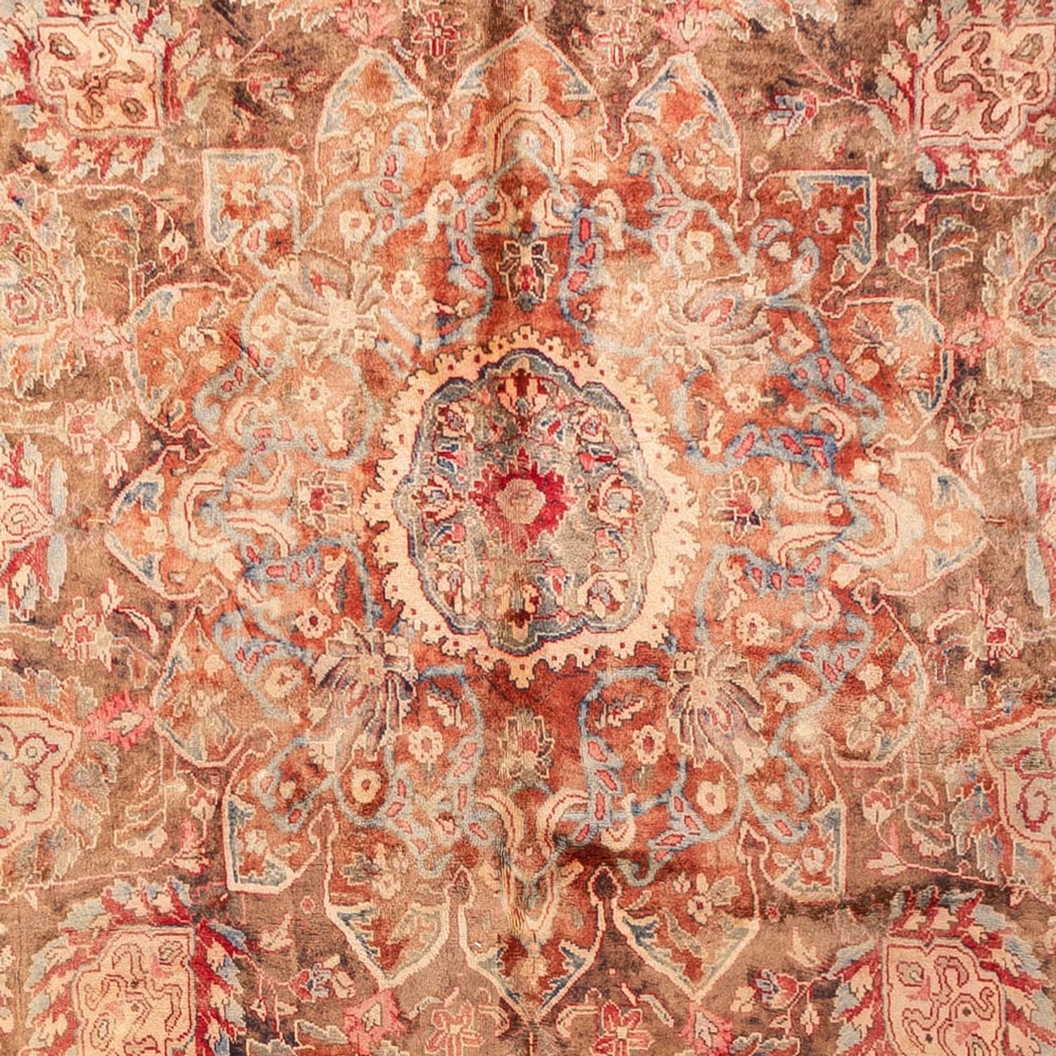 Tapis vintage - 412 x 300 cm - beige foncé