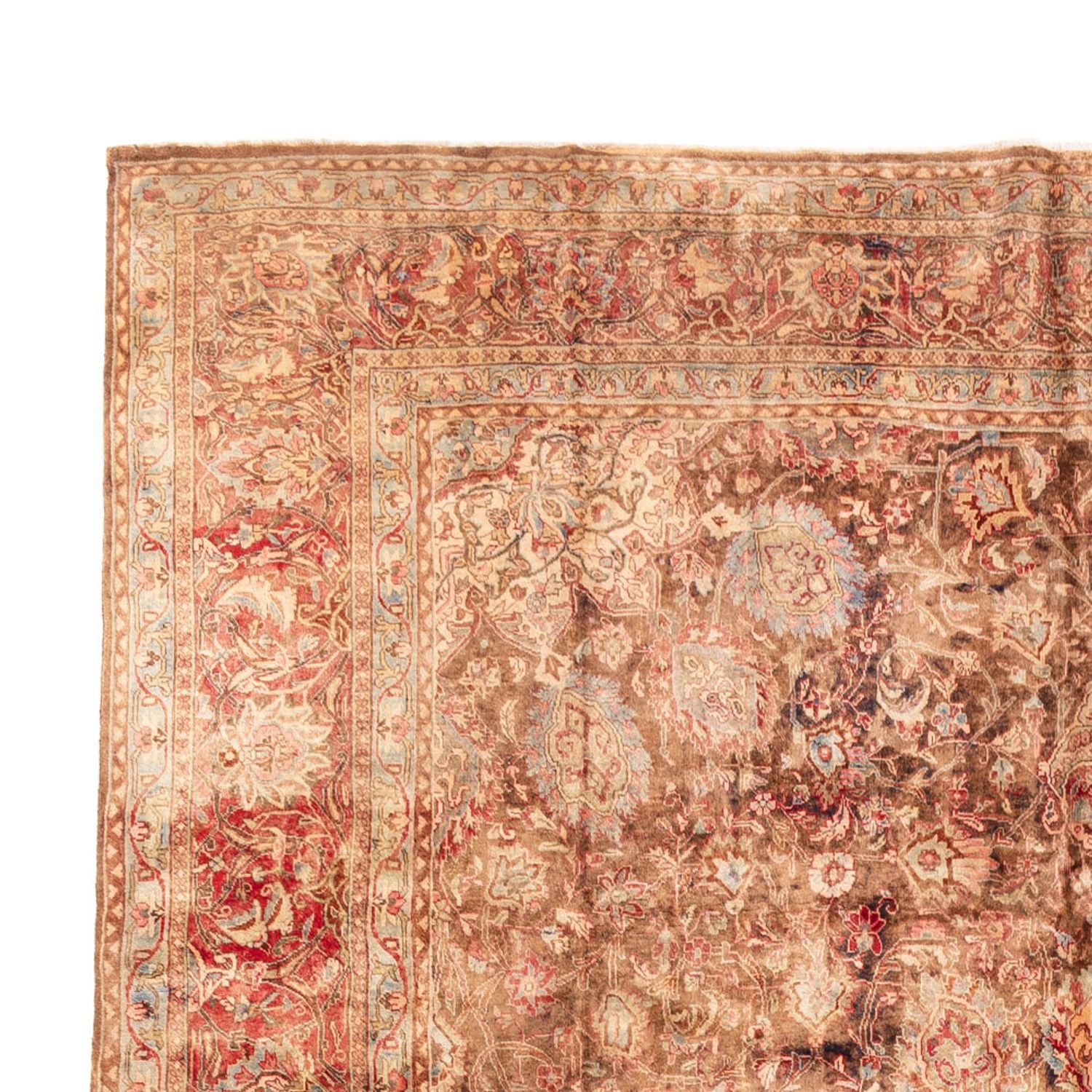 Tapis vintage - 412 x 300 cm - beige foncé