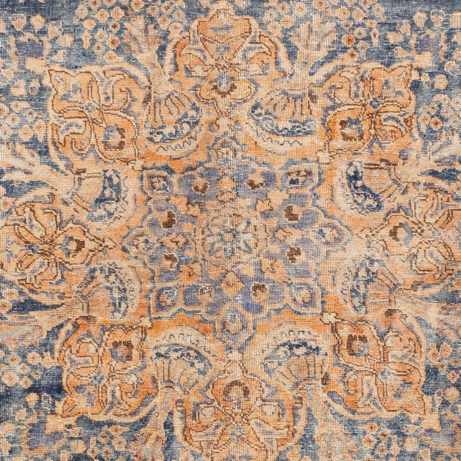 Tapis vintage - 377 x 280 cm - bleu