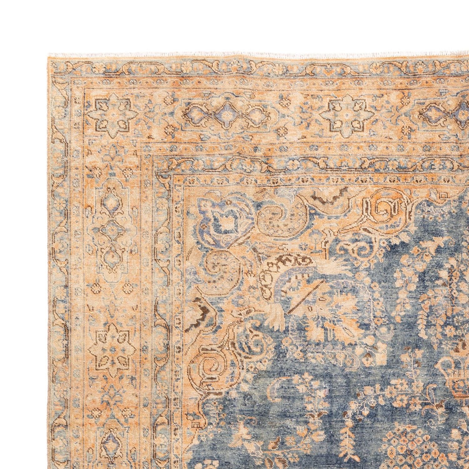 Tapis vintage - 377 x 280 cm - bleu