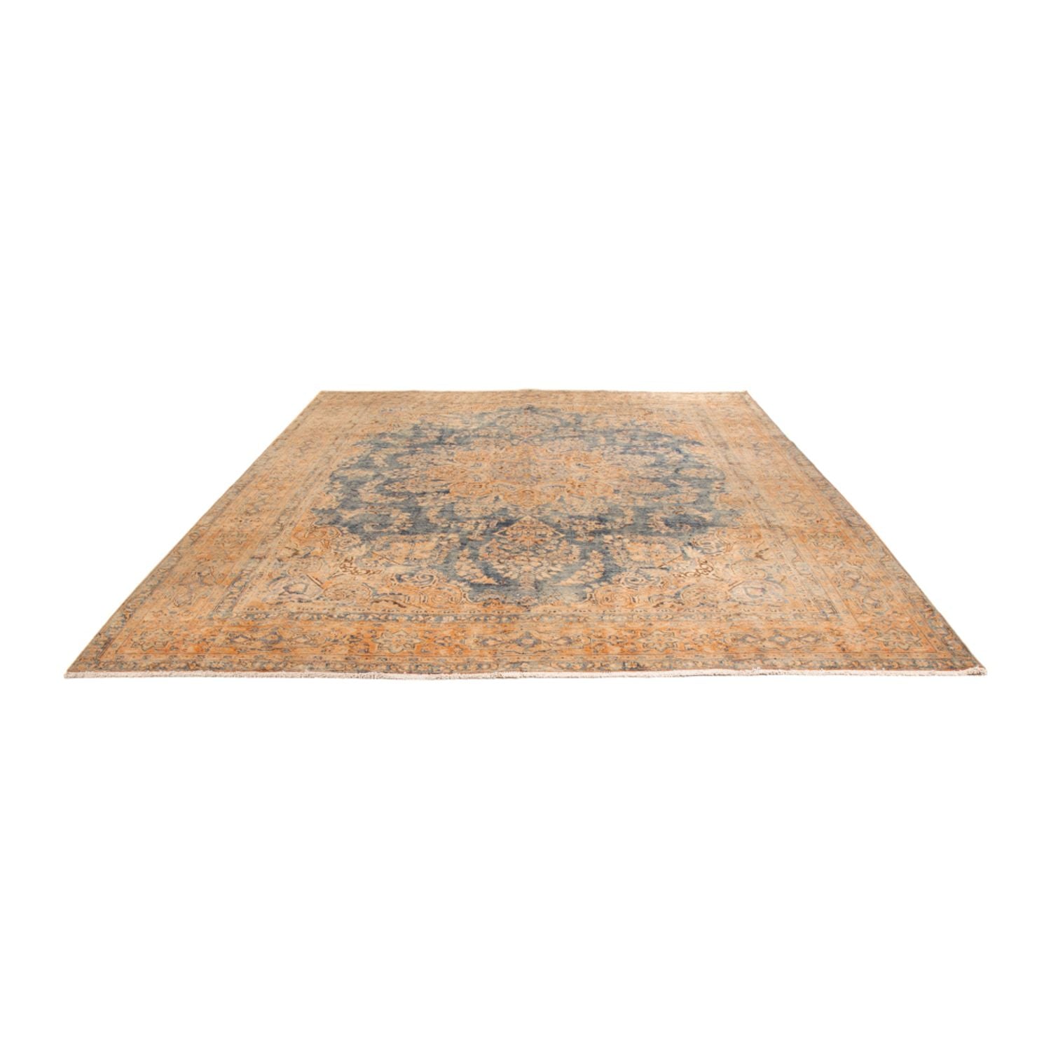 Tapis vintage - 377 x 280 cm - bleu