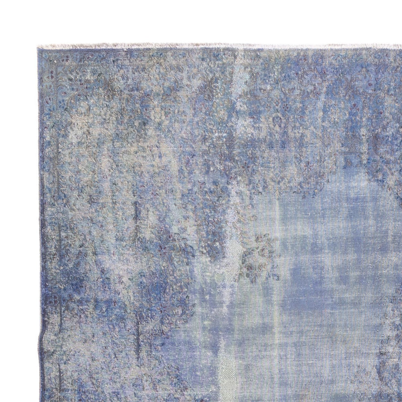 Tapis vintage - 355 x 266 cm - bleu foncé