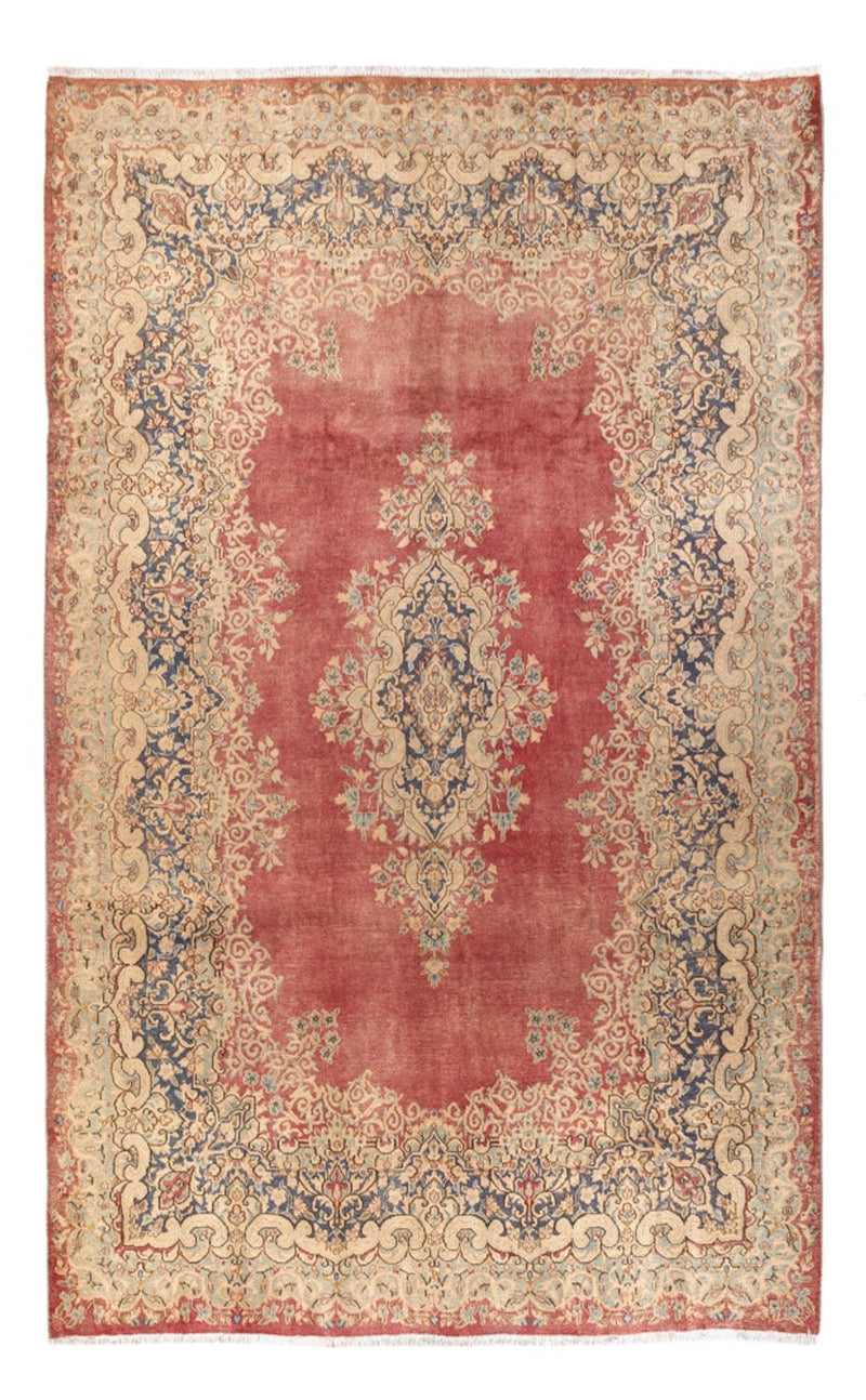 Tapis vintage - 304 x 192 cm - rouge clair