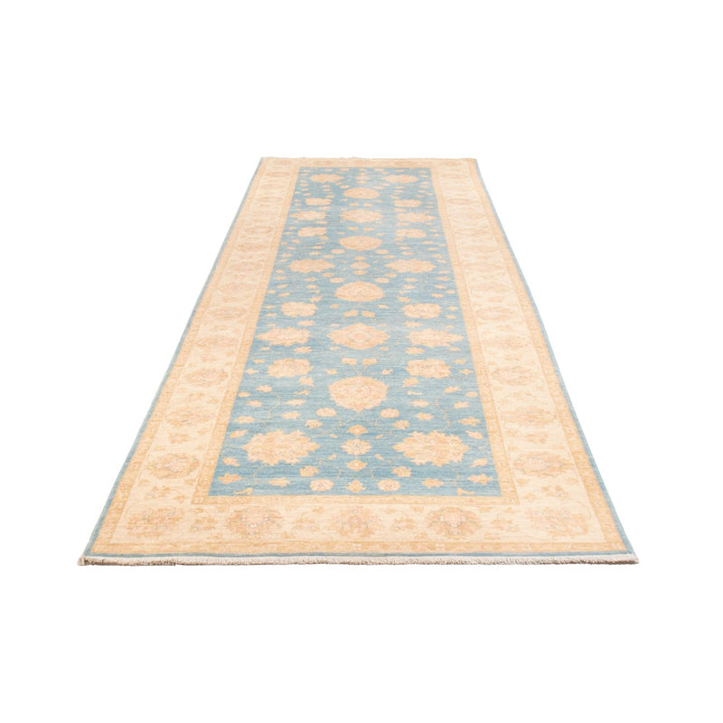 Tapis de couloir Tapis Ziegler - 394 x 124 cm - bleu