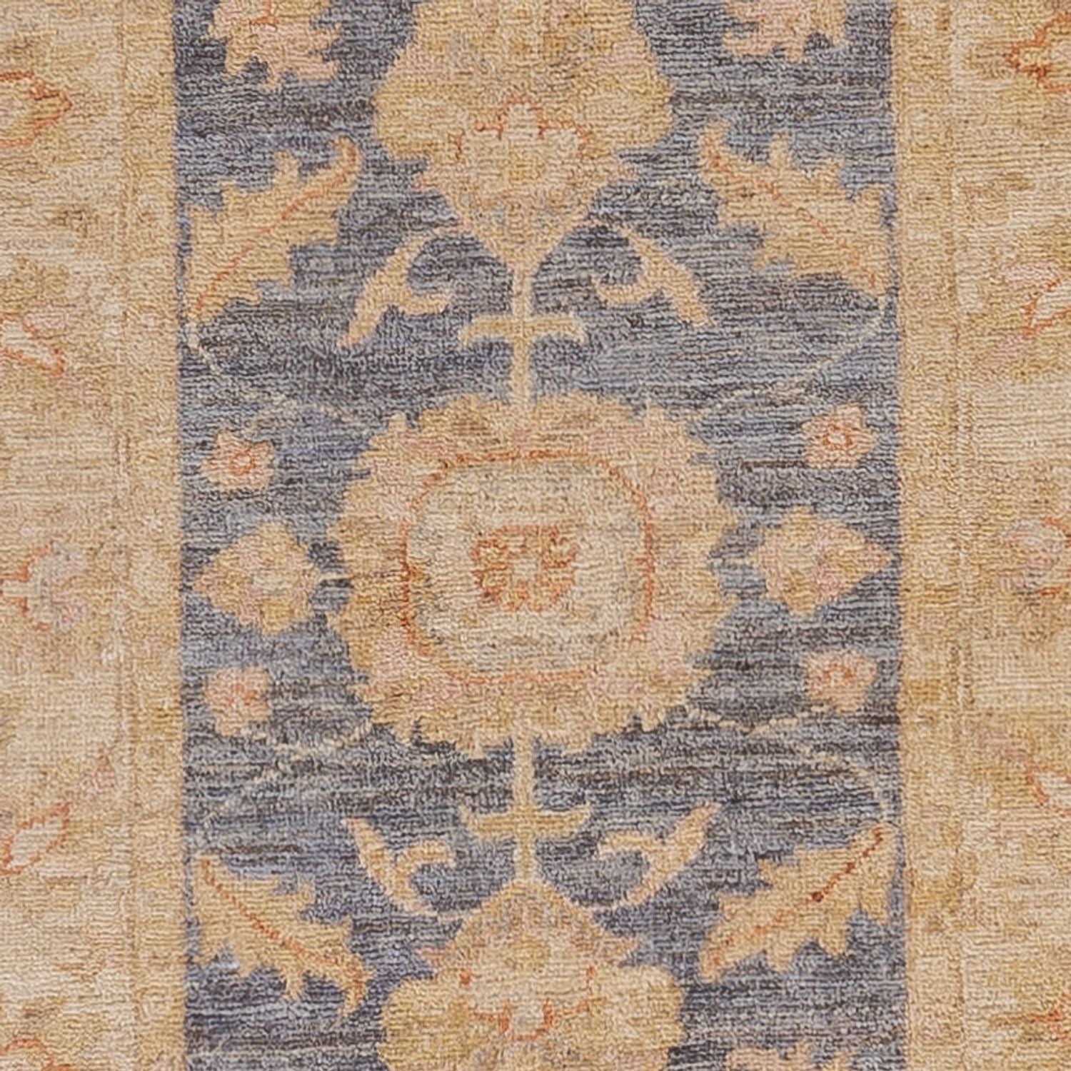 Tapis de couloir Tapis Ziegler - 295 x 61 cm - bleu pétrole