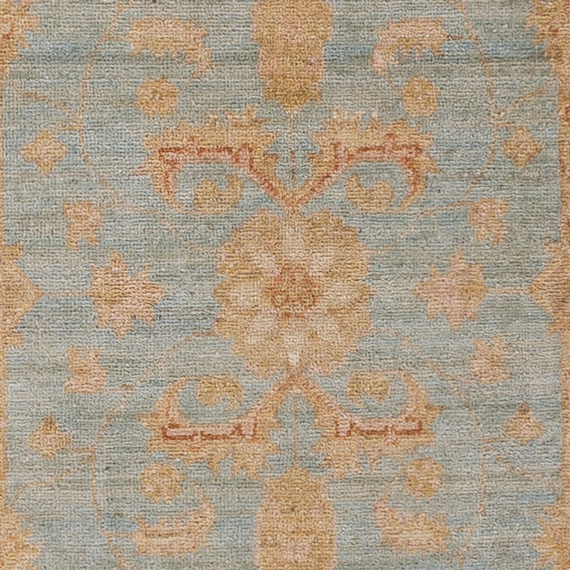 Tapis de couloir Tapis Ziegler - 202 x 70 cm - bleu clair