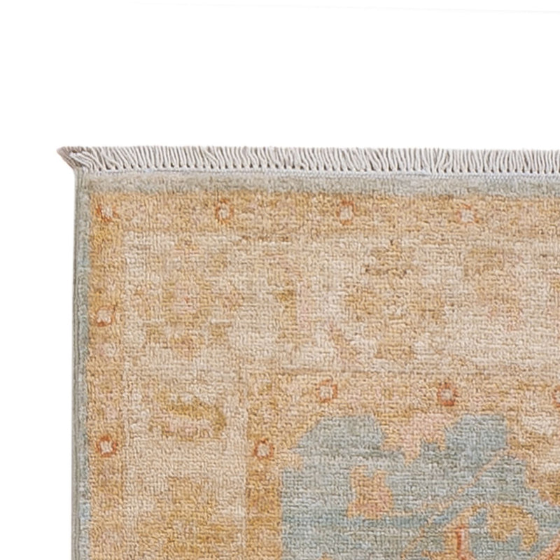 Tapis de couloir Tapis Ziegler - 202 x 70 cm - bleu clair