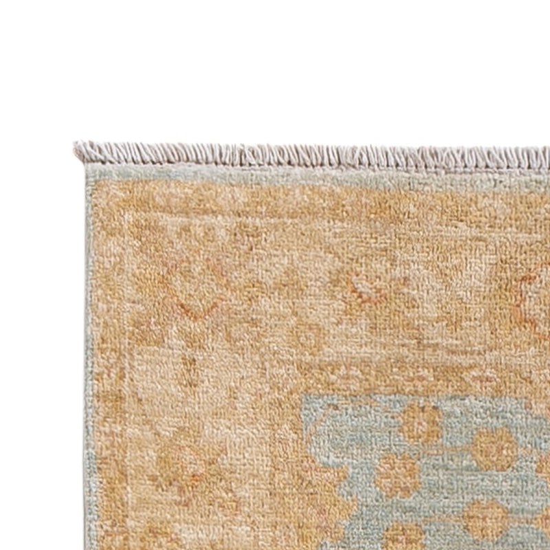 Tapis de couloir Tapis Ziegler - 248 x 61 cm - bleu clair
