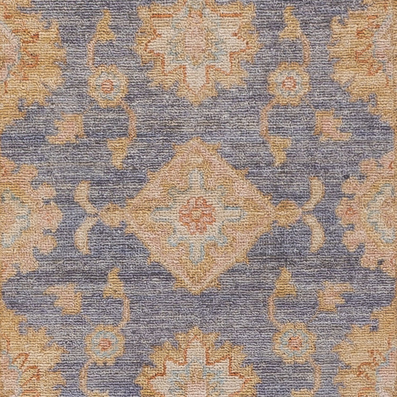 Tapis de couloir Tapis Ziegler - 198 x 72 cm - bleu pétrole