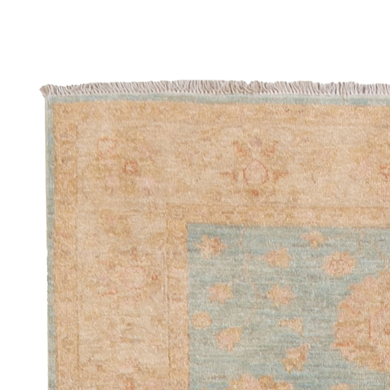 Tapis de couloir Tapis Ziegler - 390 x 103 cm - bleu clair