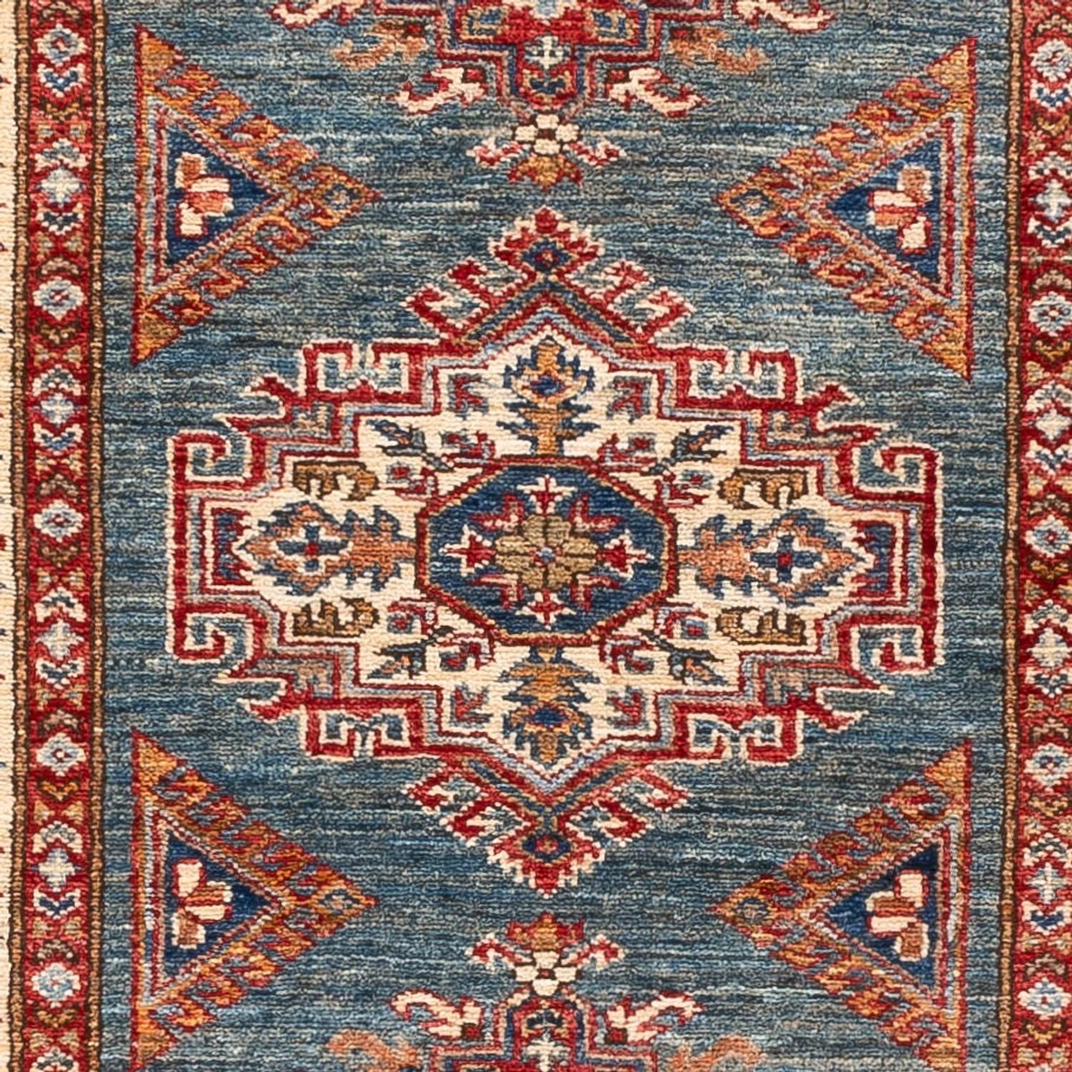 Tapis de couloir Tapis Ziegler - Kazak - 245 x 79 cm - multicolore