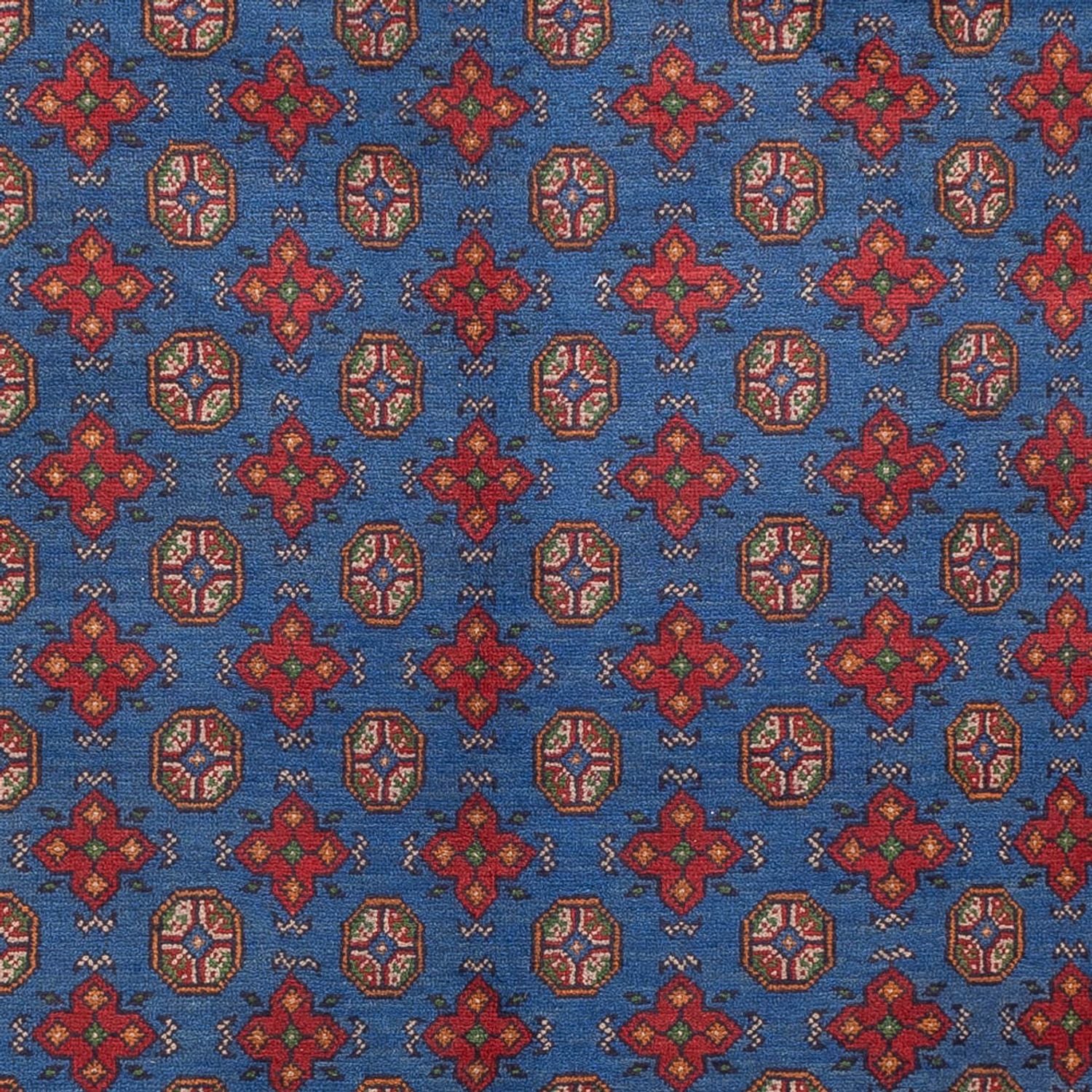 Tapis afghan - Filpa - 394 x 300 cm - bleu