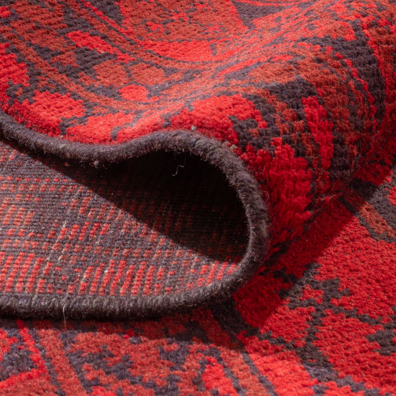 Tapis afghan - Filpa - 350 x 253 cm - rouge