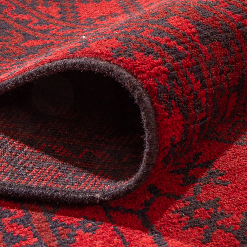 Tapis afghan - Filpa - 352 x 253 cm - rouge