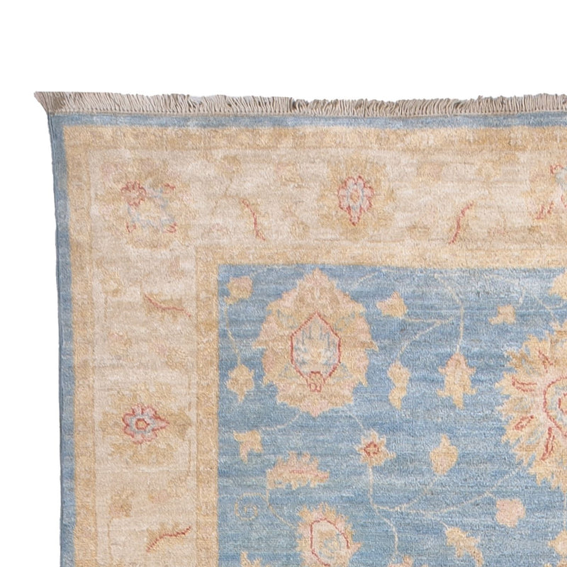 Tapis de couloir Tapis Ziegler - 485 x 143 cm - bleu clair