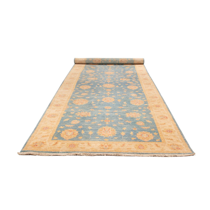 Tapis de couloir Tapis Ziegler - 485 x 143 cm - bleu clair