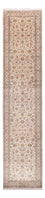 Tapis de couloir Tapis en soie - Soie du Cachemire - 444 x 94 cm - beige