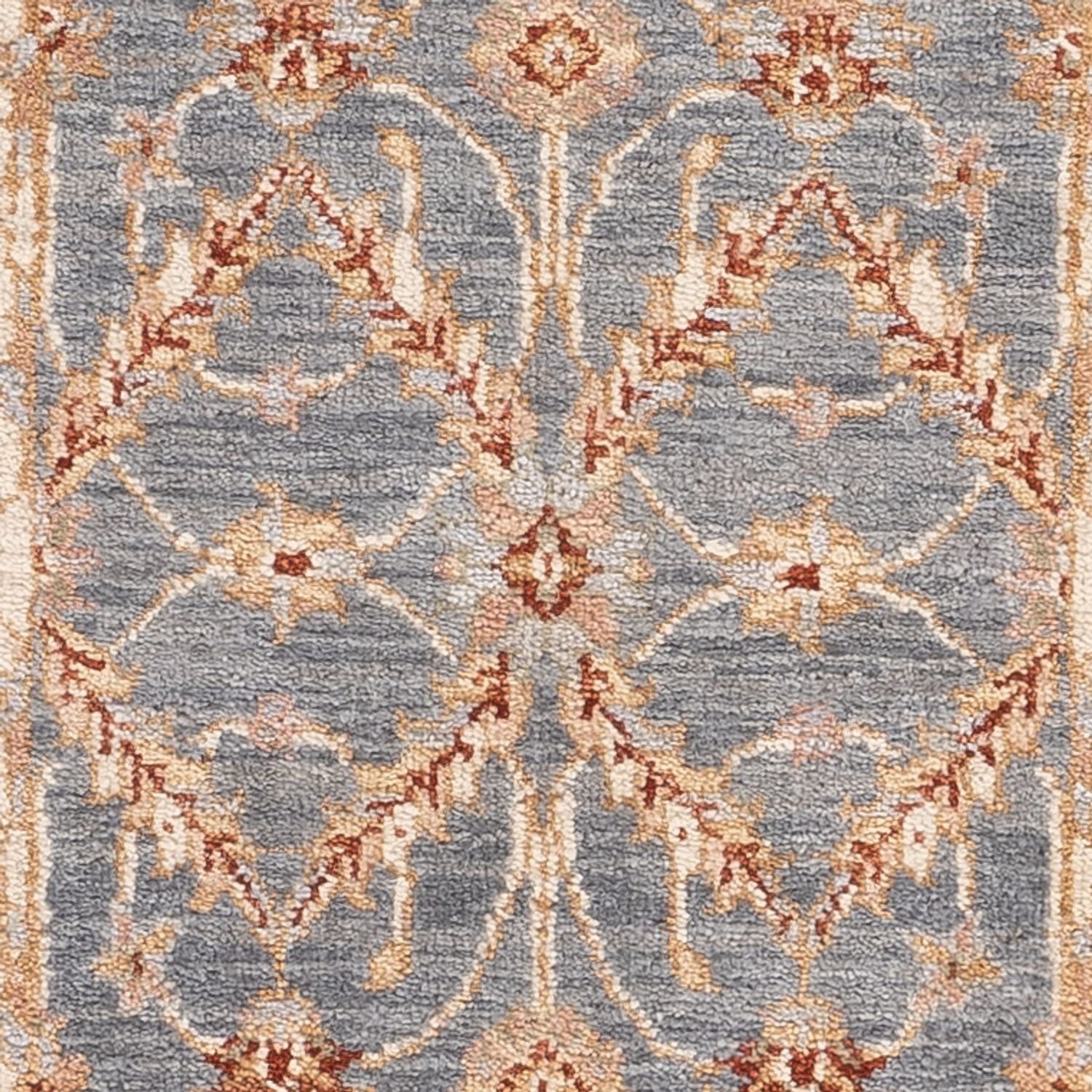 Tapis de couloir Tapis Ziegler - 150 x 50 cm - bleu pétrole