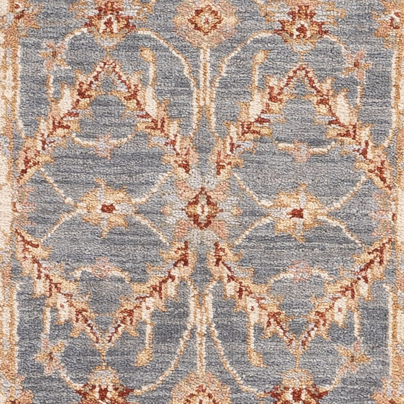 Tapis de couloir Tapis Ziegler - 150 x 50 cm - bleu pétrole