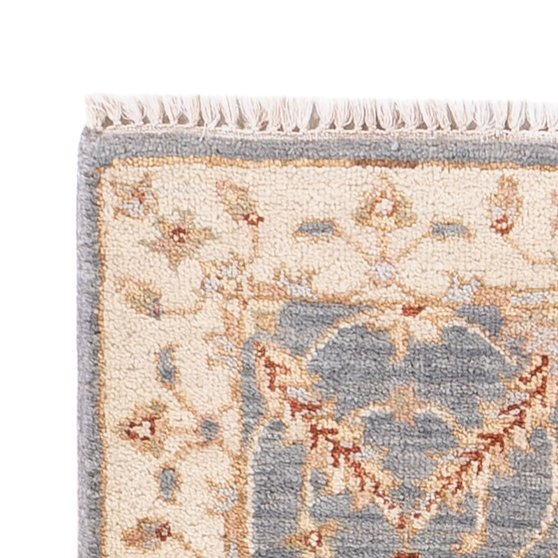 Tapis de couloir Tapis Ziegler - 150 x 50 cm - bleu pétrole
