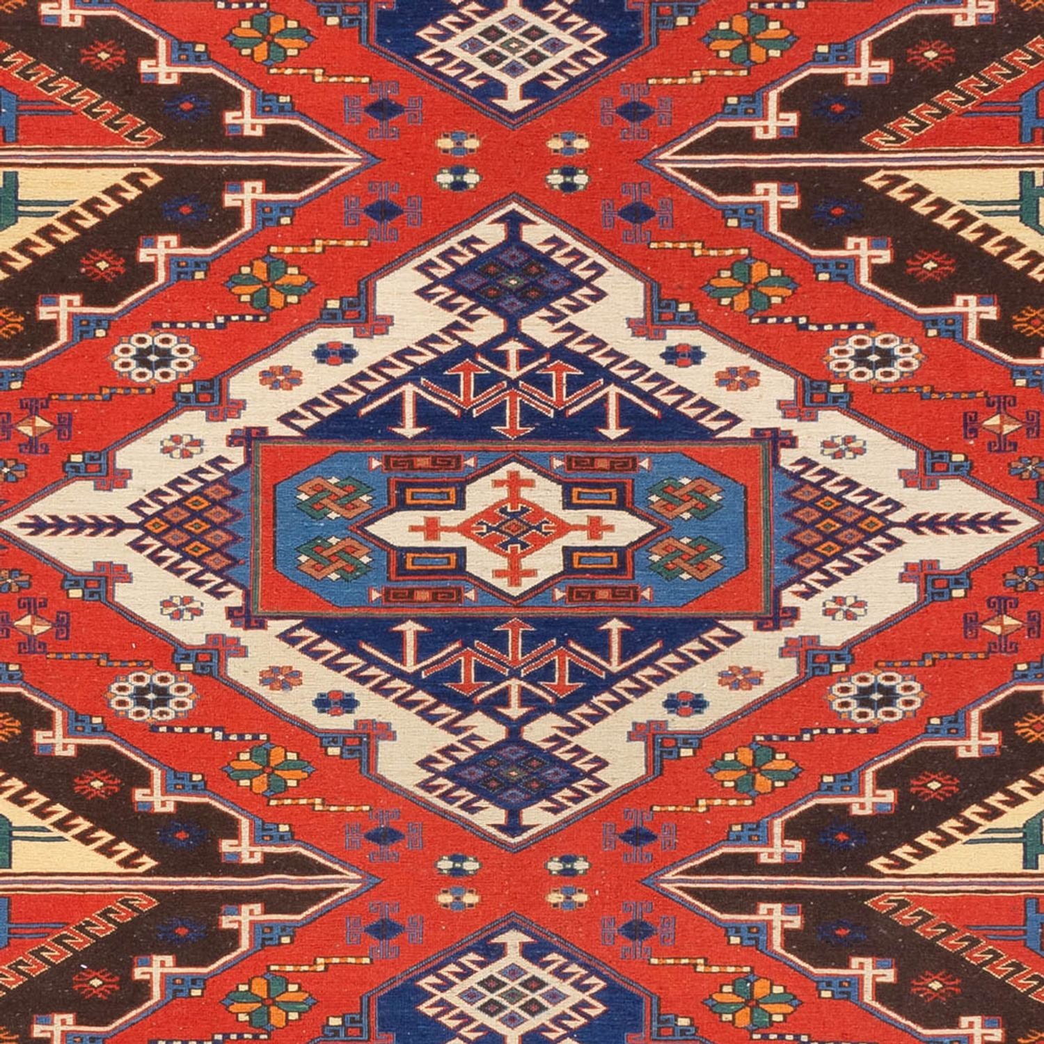 Tapis Kelim - Oriental - Soumak - 272 x 204 cm - rouille