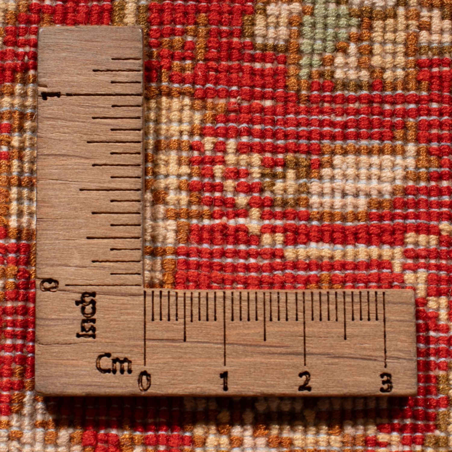 Läufer Seiden - Kaschmir Seide - 251 x 81 cm - rot